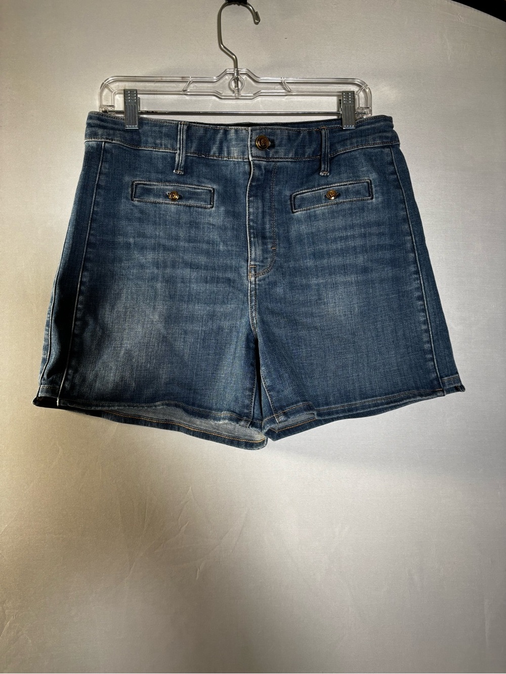 White House Black Market Denim Shorts Size 10 NWT